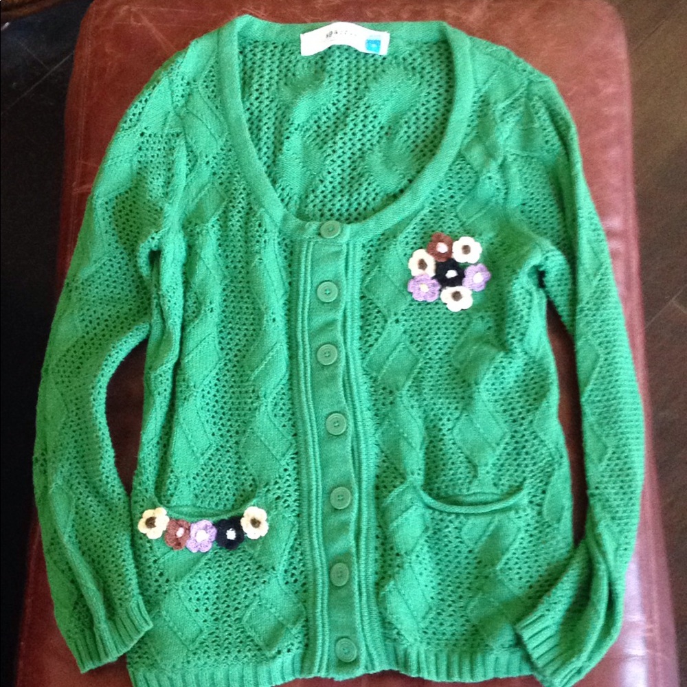 Anthropologie Sparrow Sz S Spring Knit Cardigan